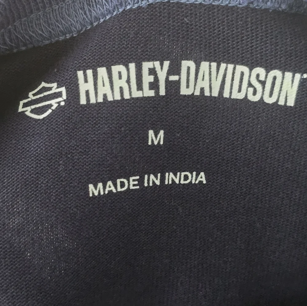 Harley Davidson Men's Staple 3/4 Raglan - Colorblocked - Shirt Medium - Picture 3 of 5